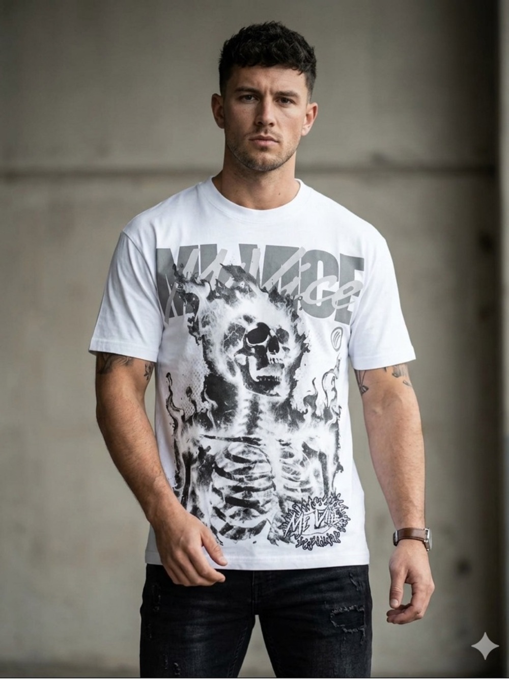 Evil Vice Mi Vice Men's streetwear tee-shirt Size Lrg